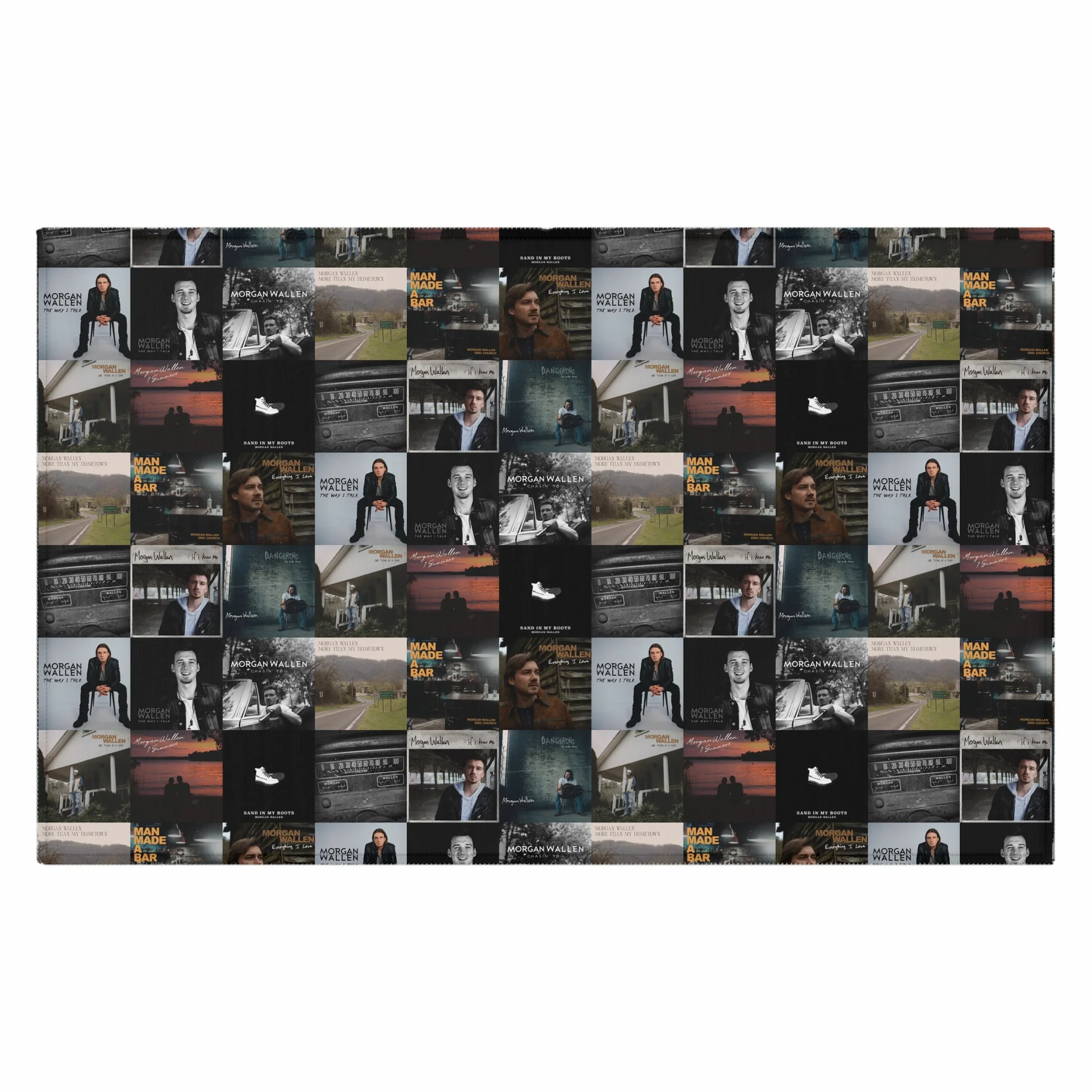 Morgan Wallen Album Cover Collage