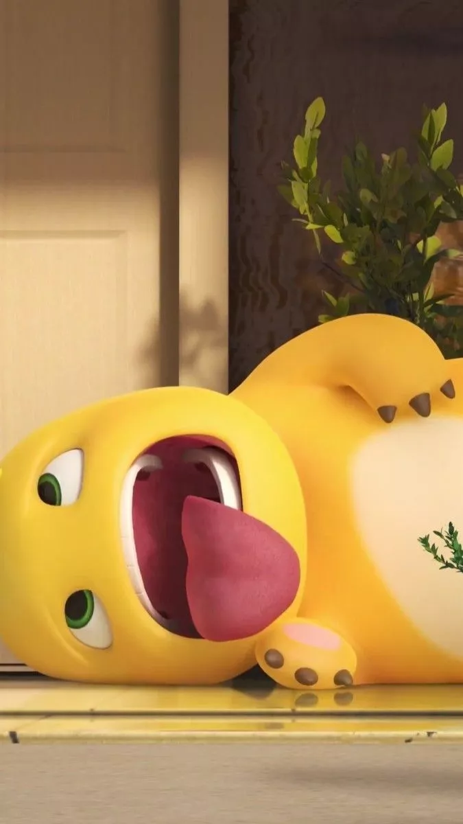 Dino Kuning (Wallpaper)