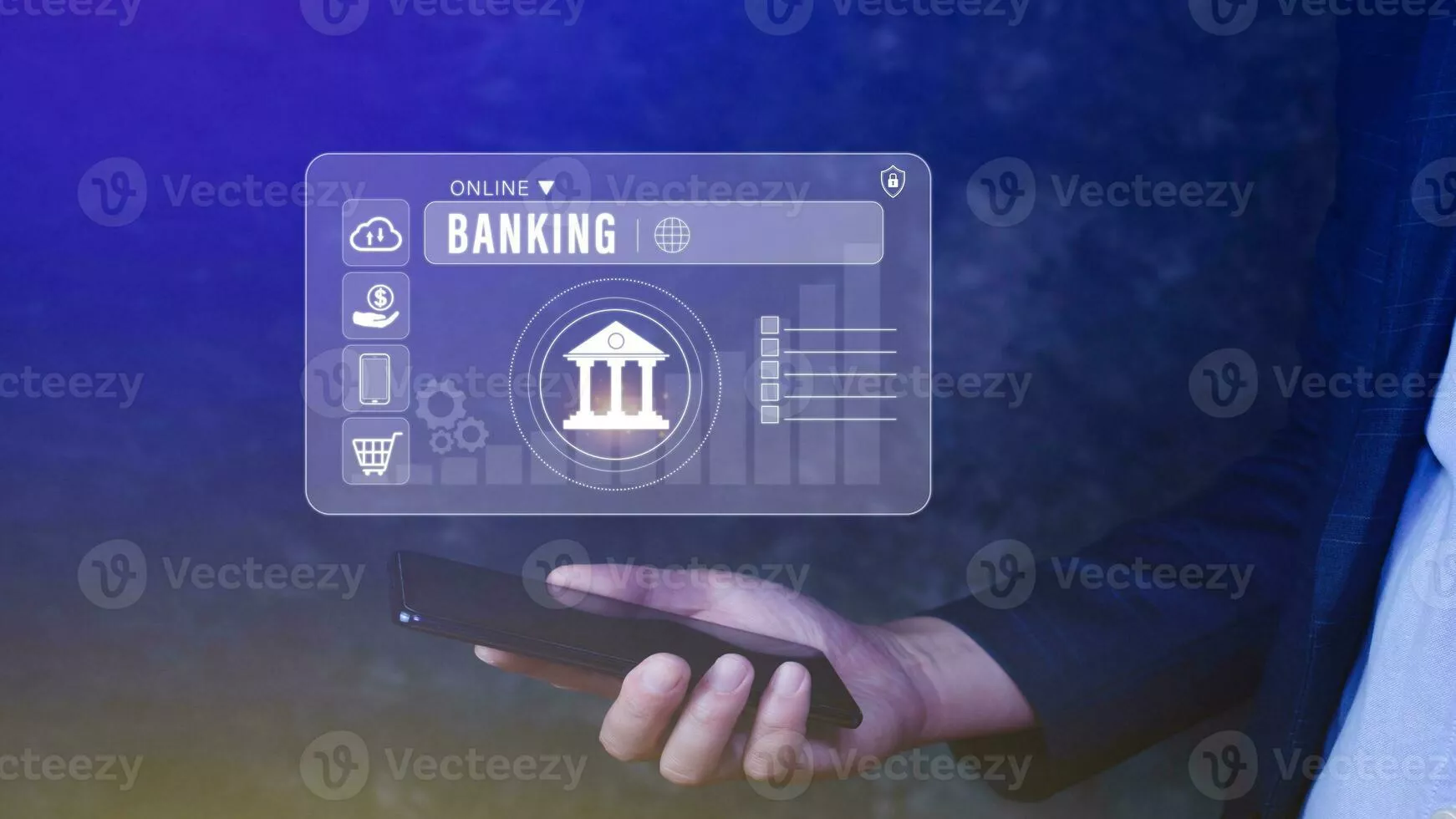network connection icons on smart phone