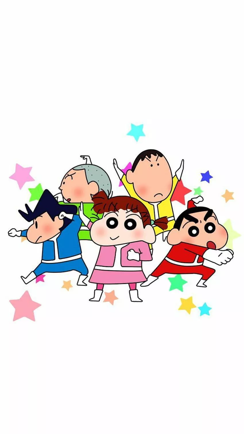 Shinchan friends HD wallpaper
