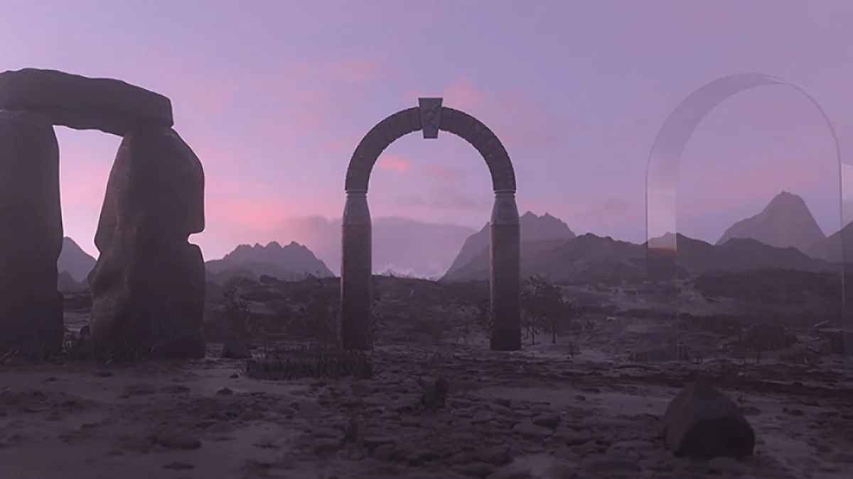 through Neolithic Arches, Photography