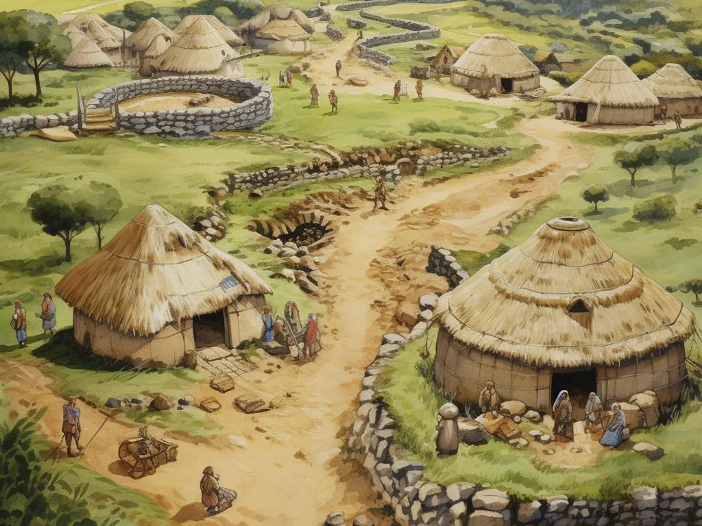 5,000 Year Old Stone Paved Cellar Found