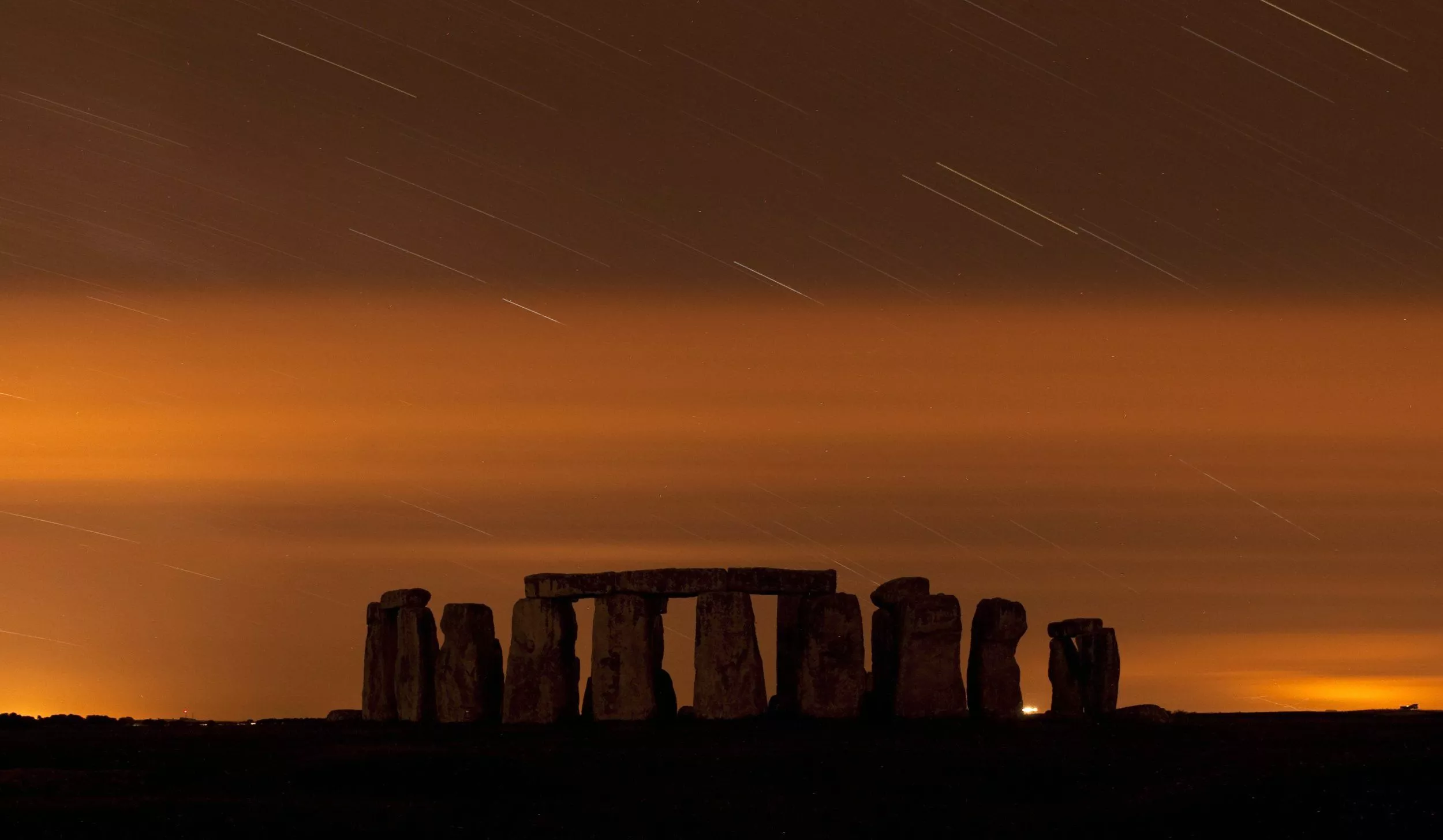 Recreated Neolithic Homes at Stonehenge