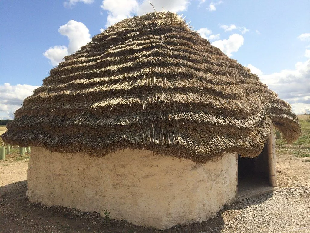 A reconstructed Neolithic house