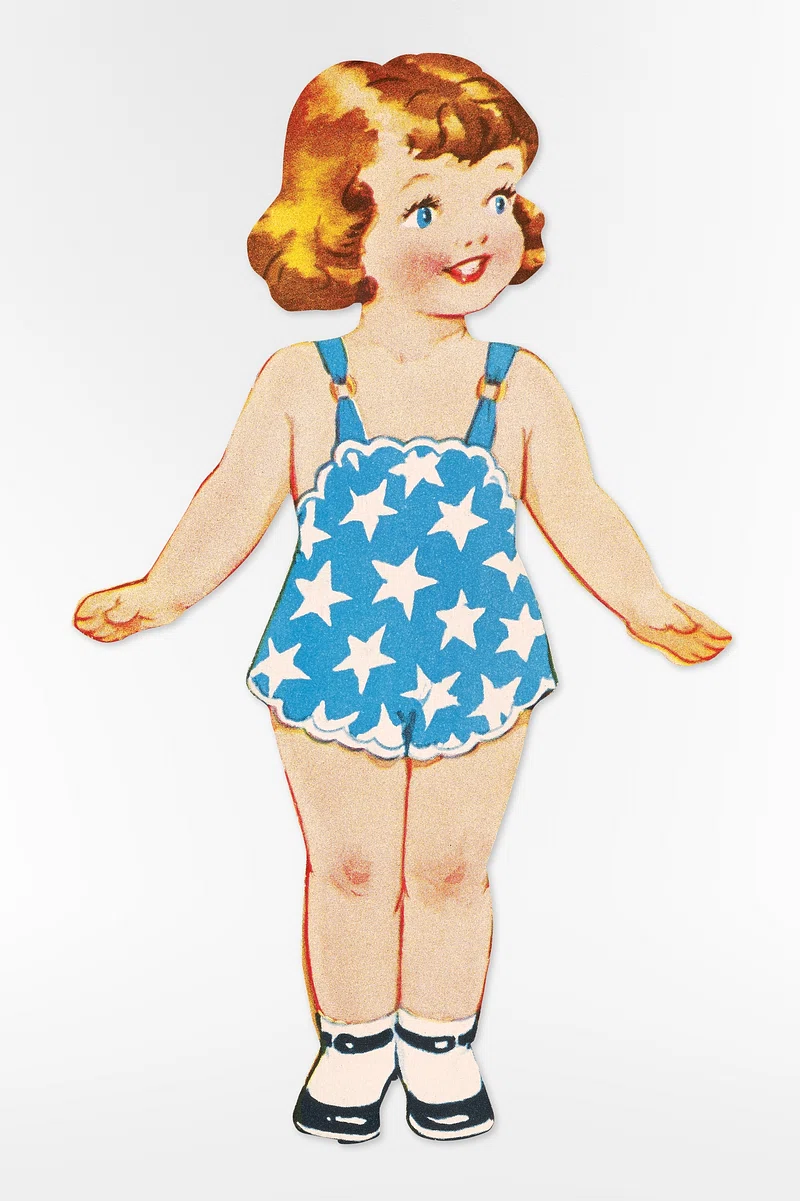 Paper Doll Image. Free Photo, PNG
