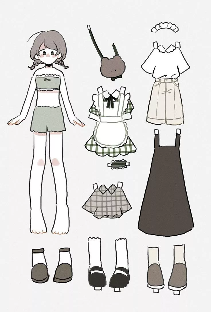 paper dolls diy, paper doll