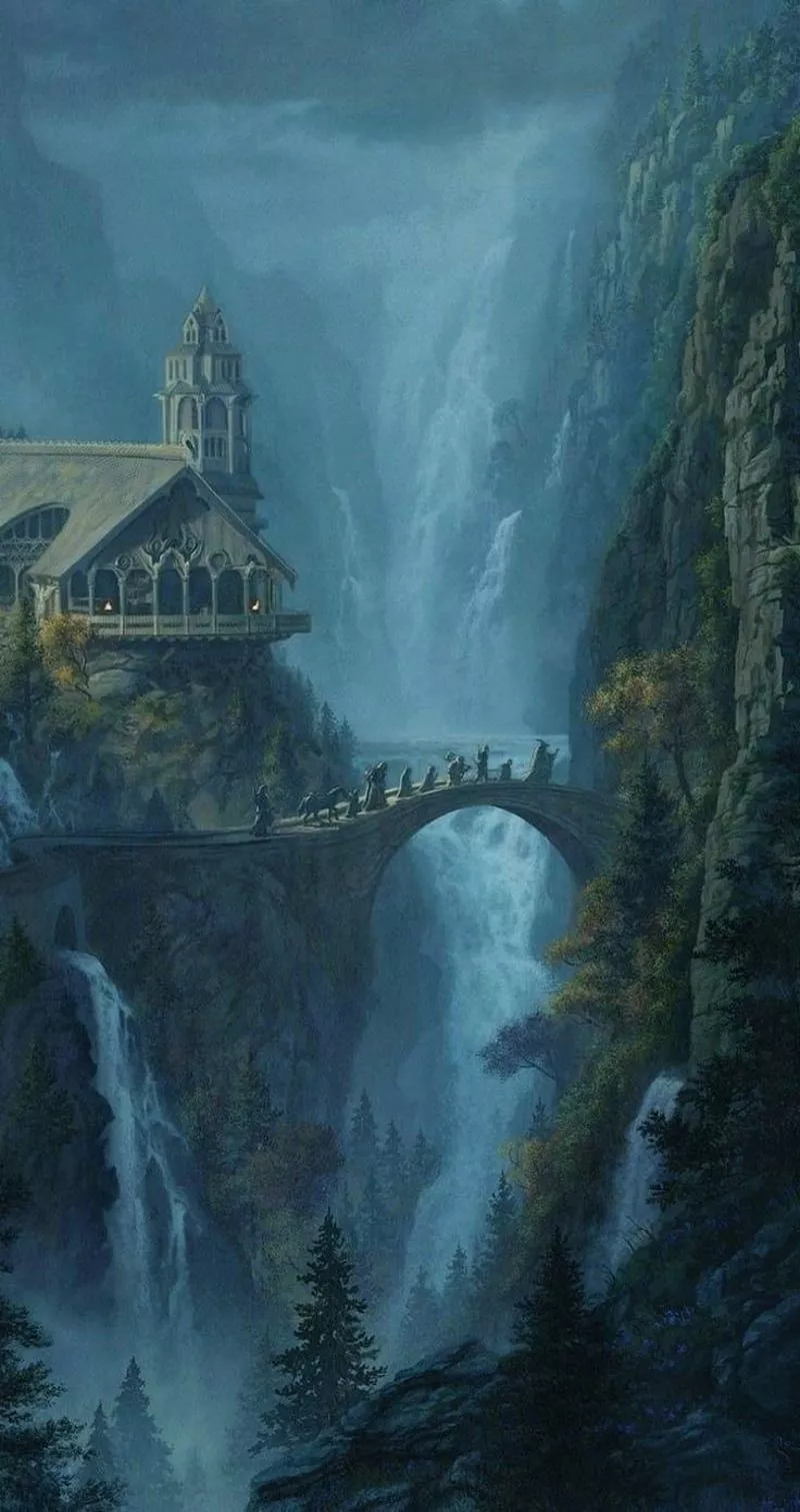 HD lotr rivendell wallpaper