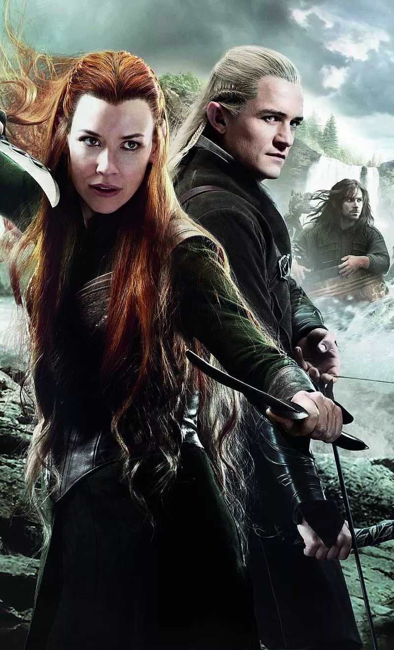 Hobbit 2, art, dark, fantasy, gandalf