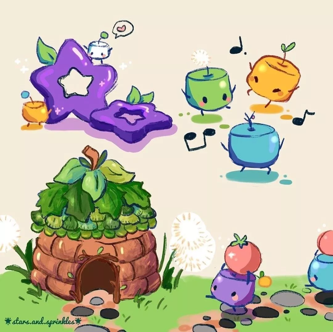 Stardew Valley art > Junimos > Junimo