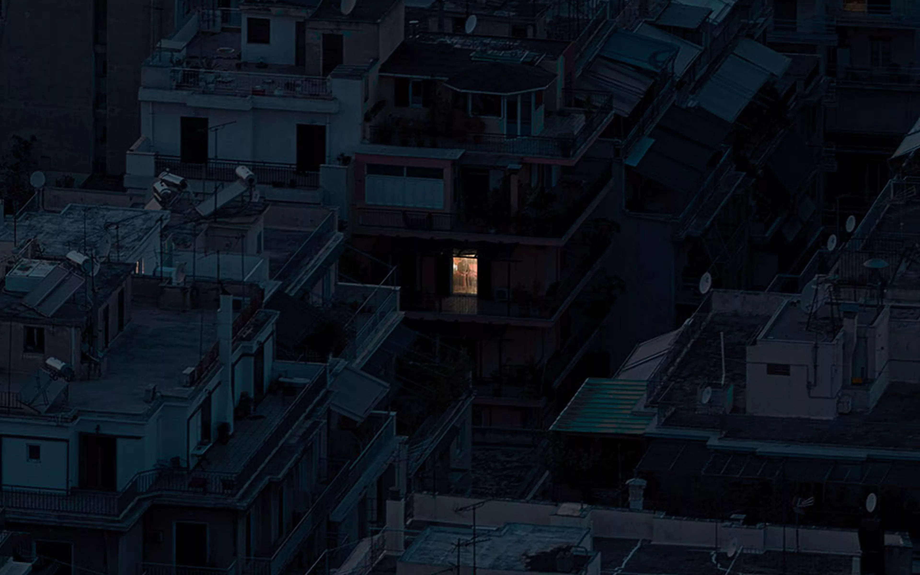 Minimal Dark Architecture Art