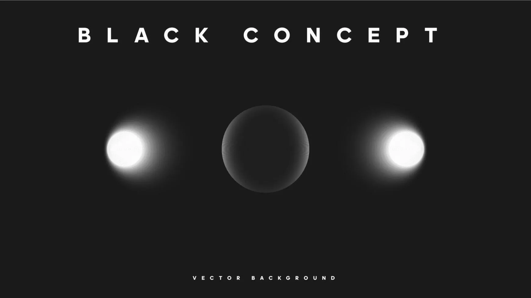 Minimalist black background with a