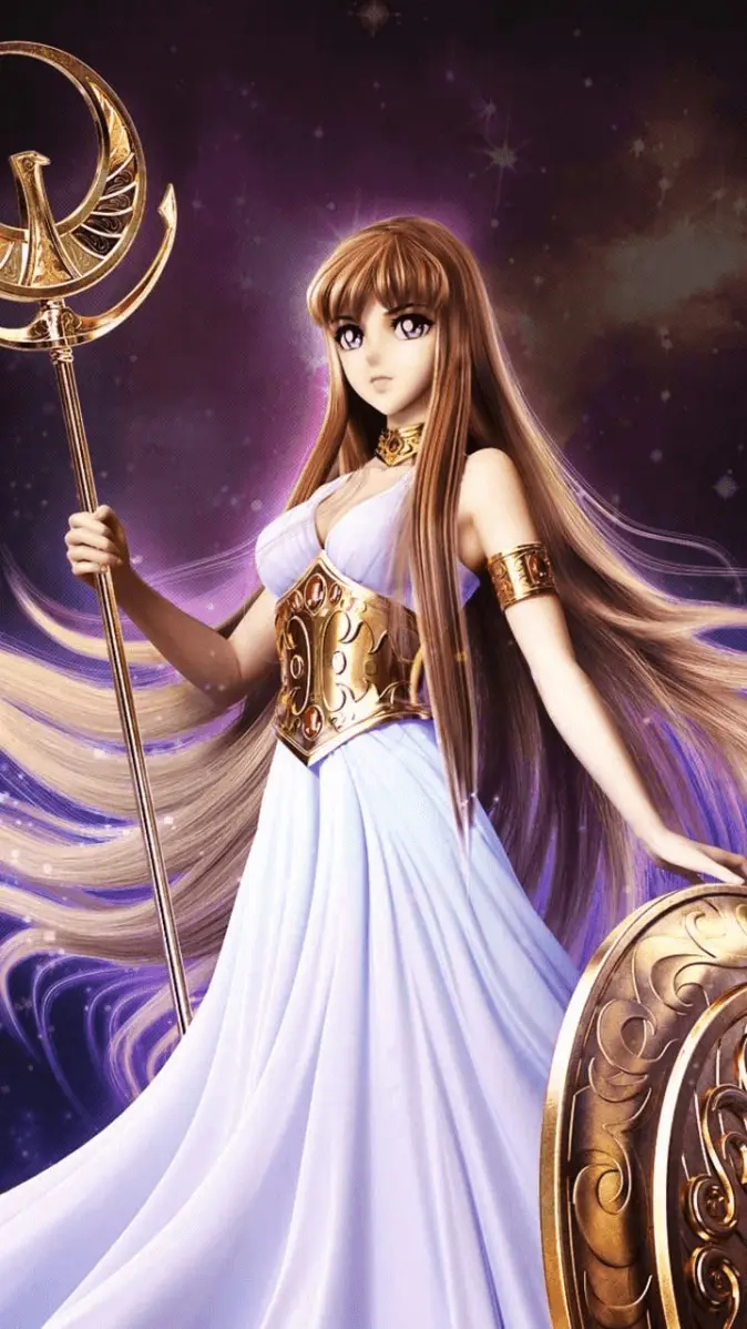athena saint seiya wallpaper