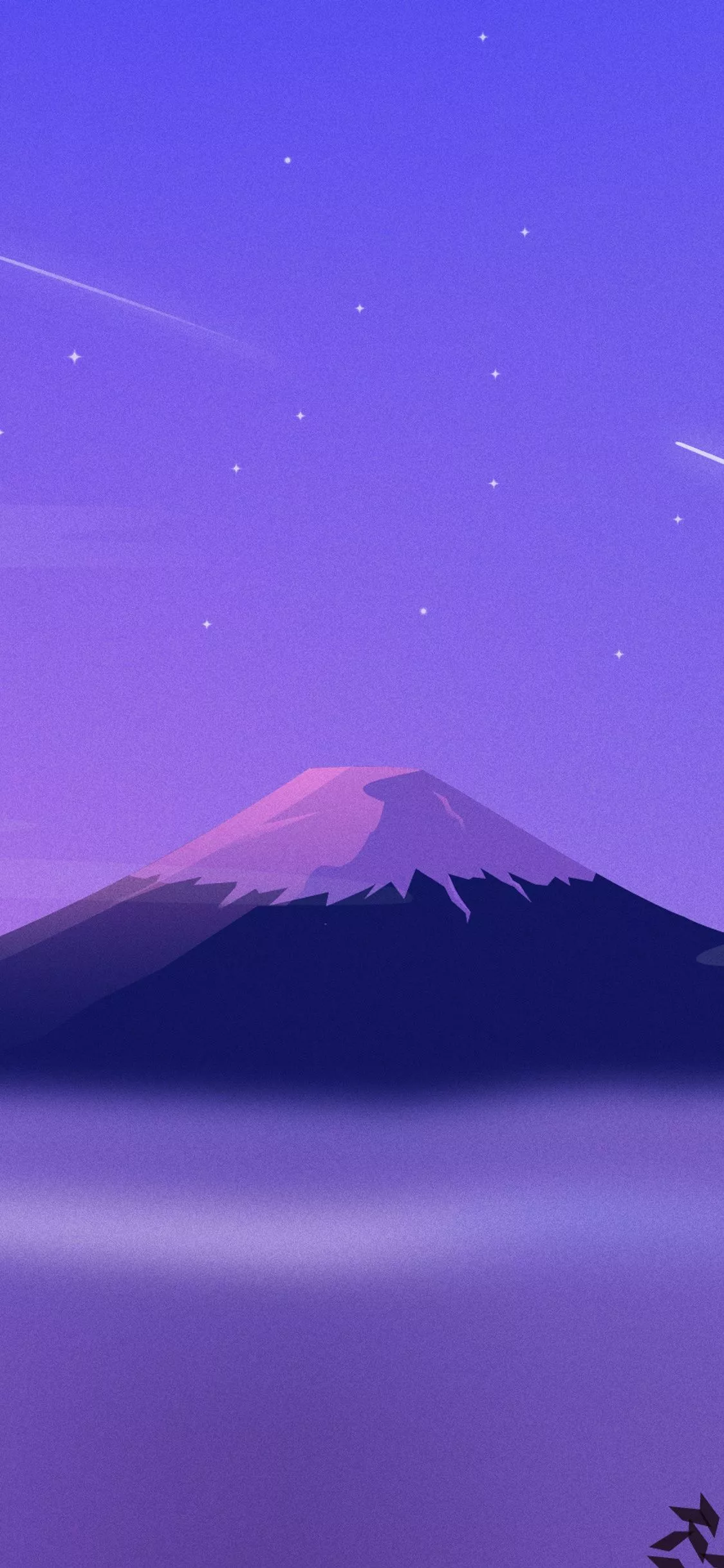 Mount Fuji Minimal iPhone XS