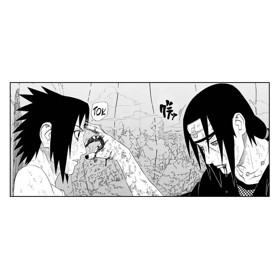 Sasuke and Itachi itachis dead manga