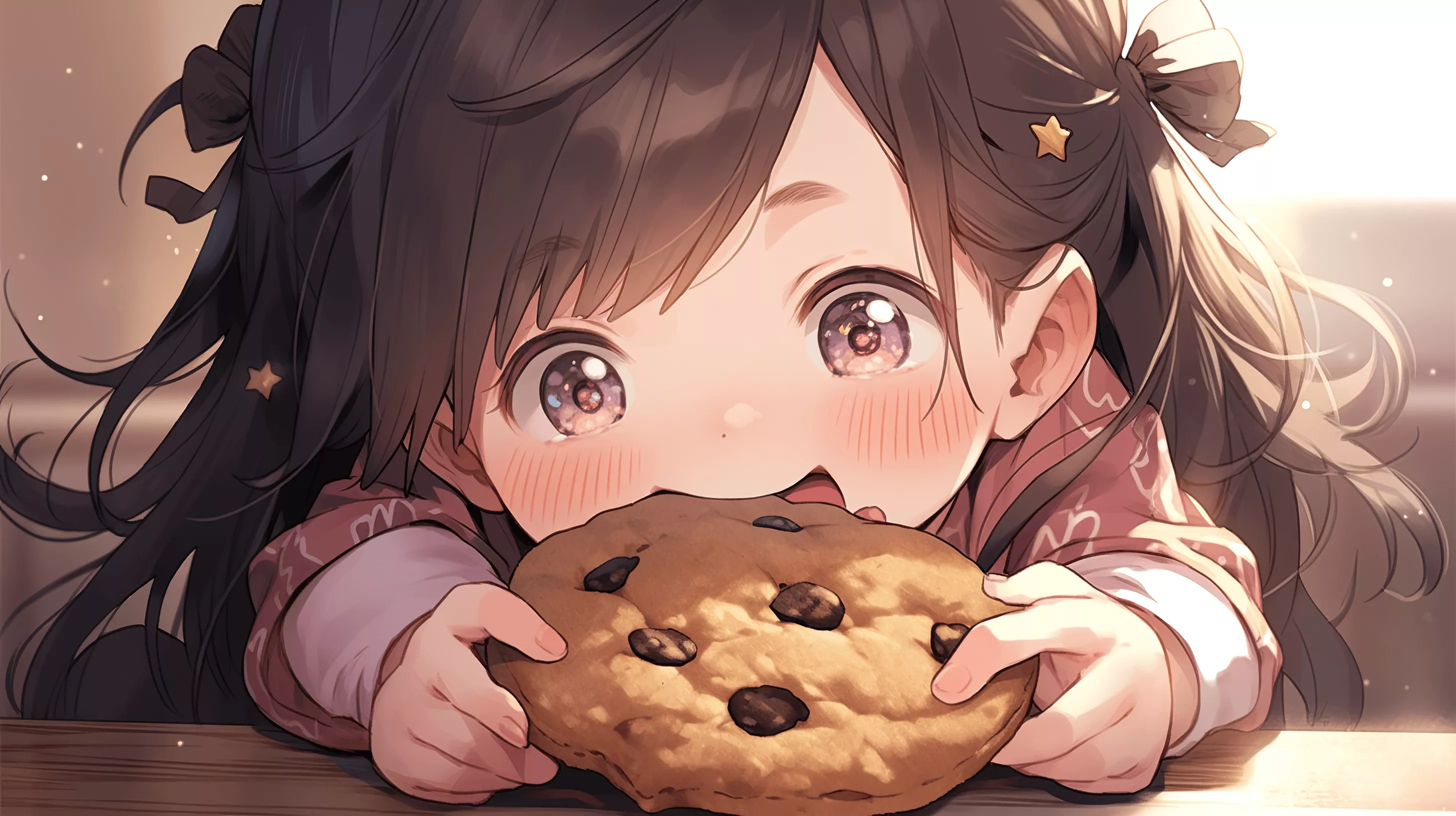 Chocolate Chip Cookie HD Wallpaper