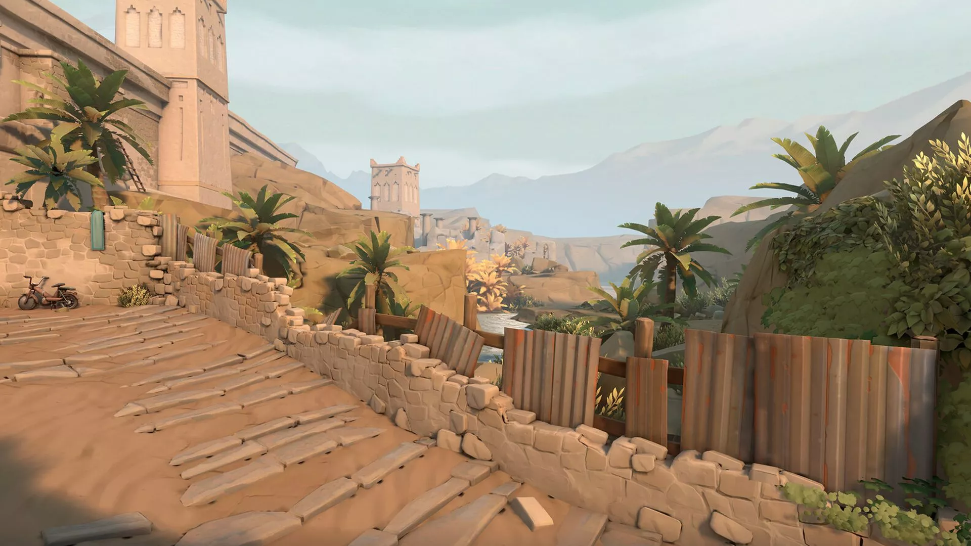 Is this dusty back alley a clue for a