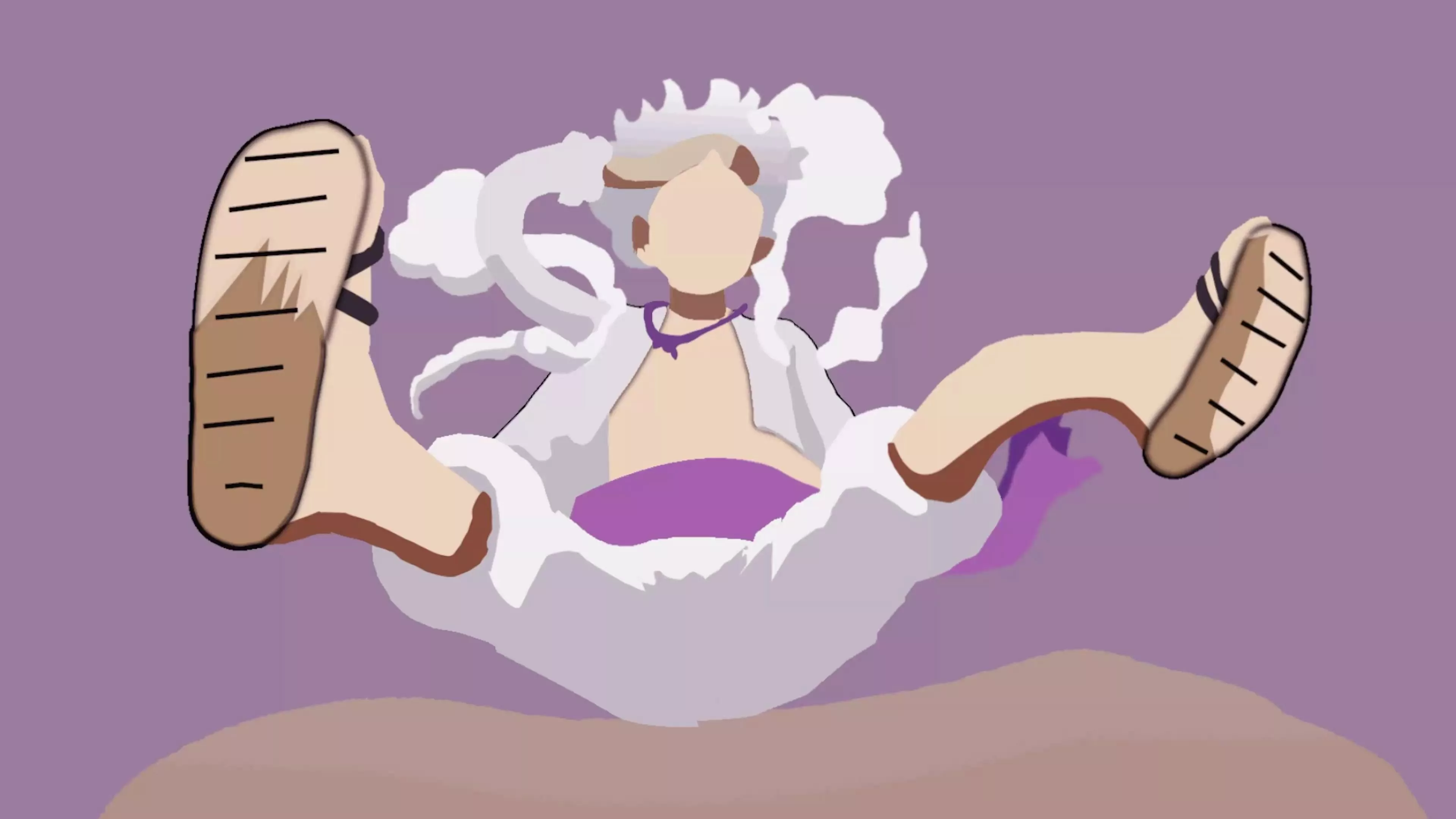 Luffy Gear 5 Minimalist Live Wallpaper