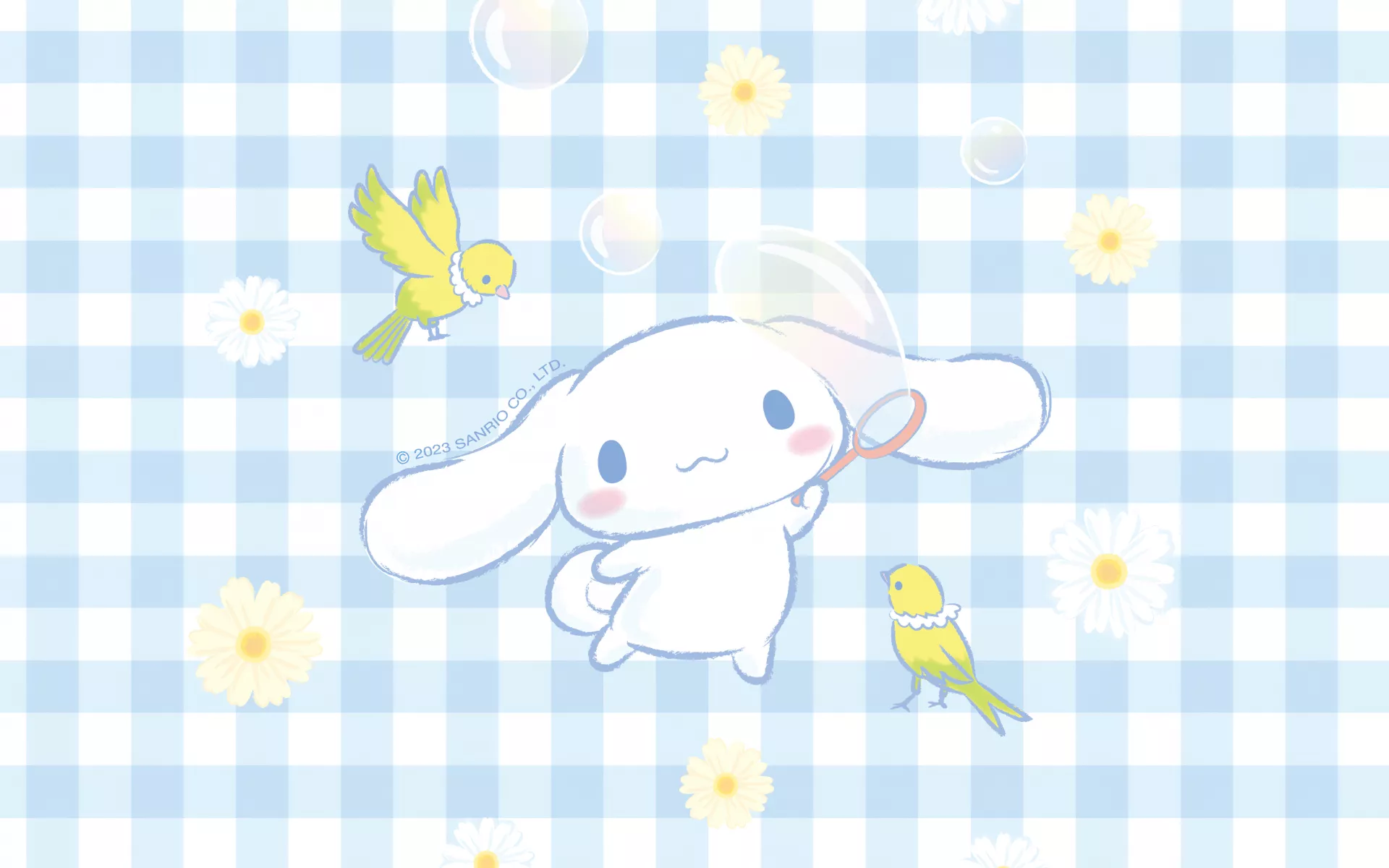 Cinnamoroll Wallpaper 4K, Blue, 5K