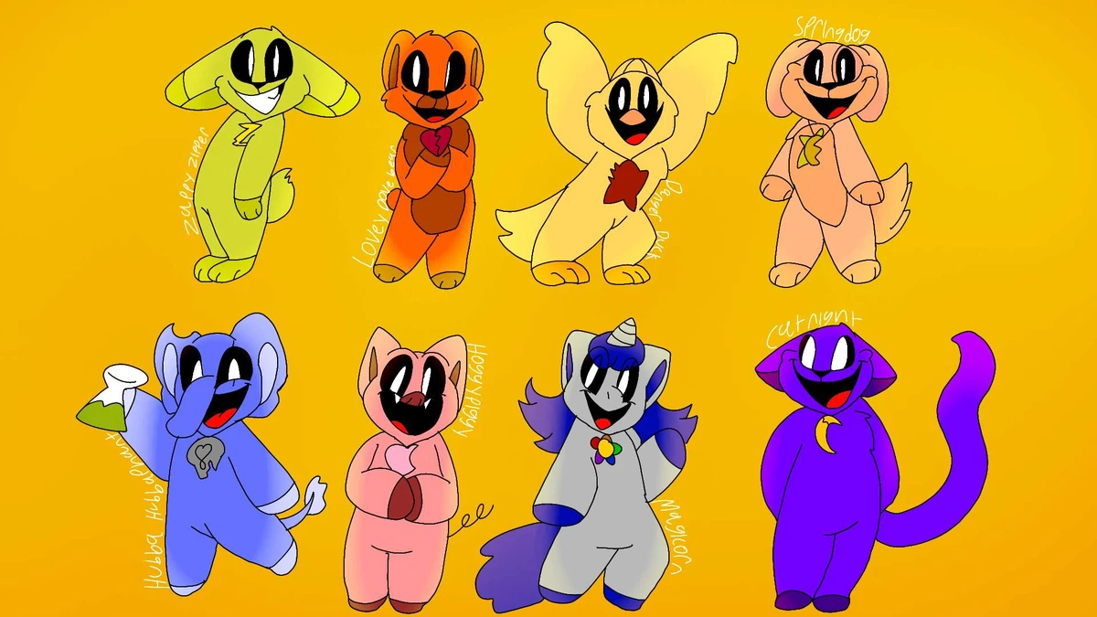 The Laughing Critters. Poppy Playtime