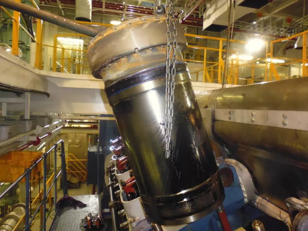 engine overhaul keeps drill ship