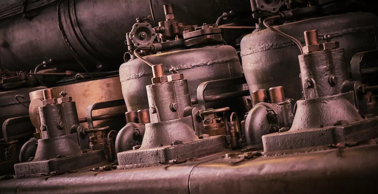 Marine Engine Old Shine