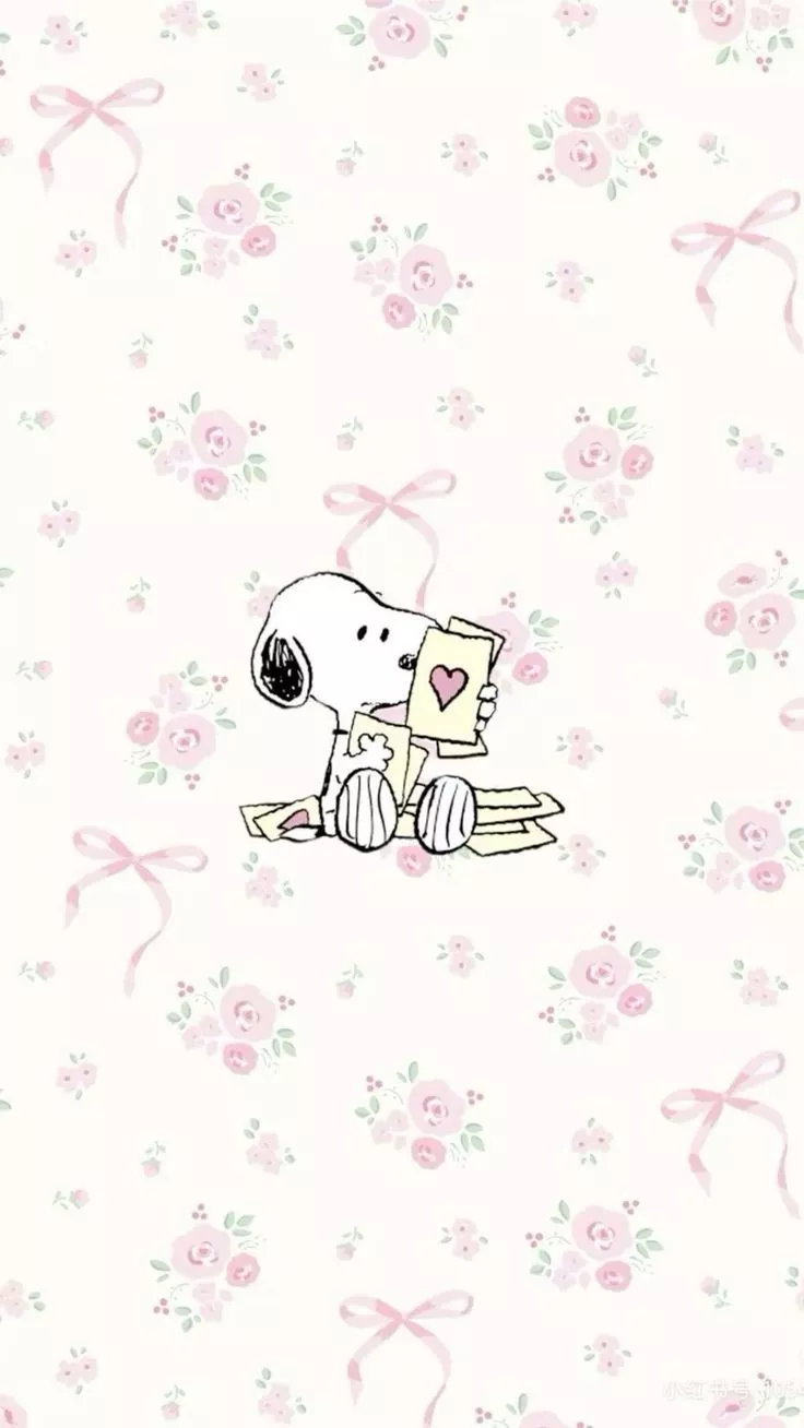 Snoopy Coquette Wallpaper