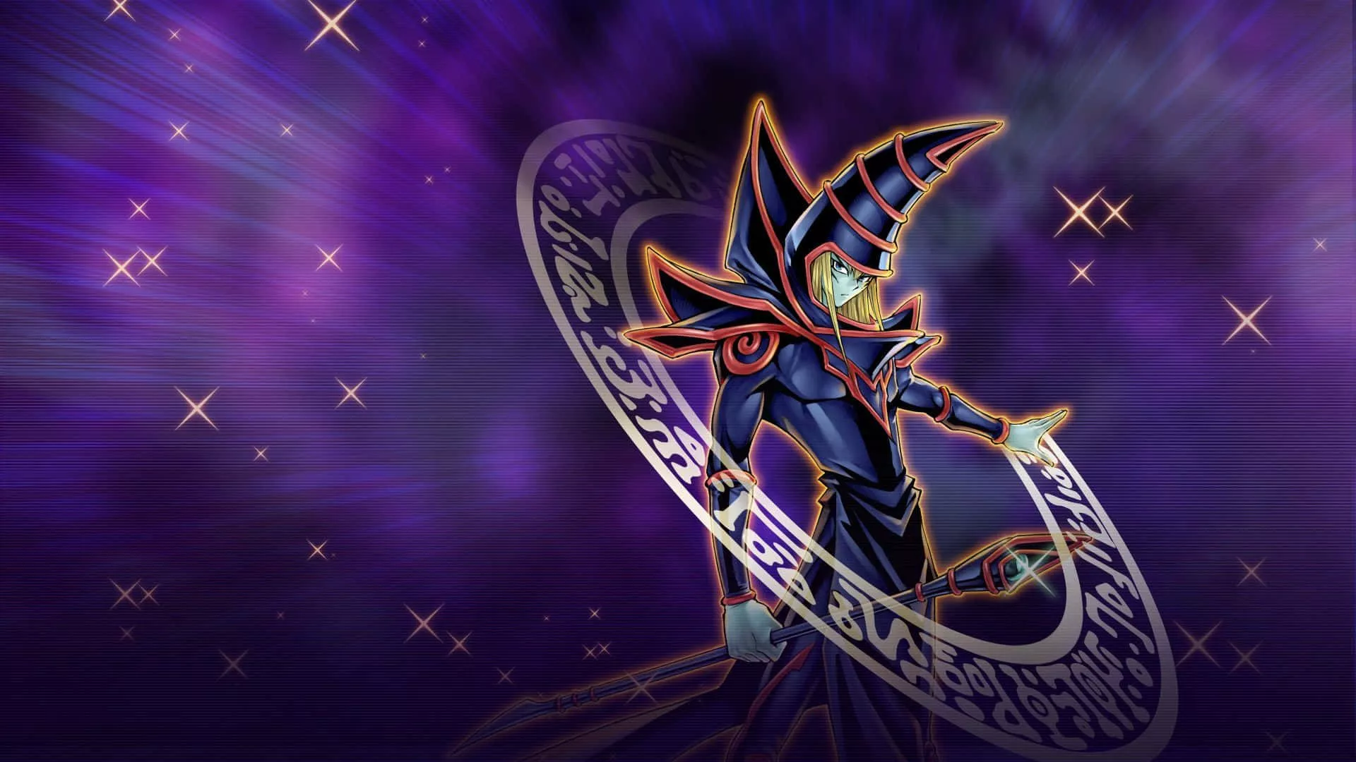 Download Legendary Dark Magician Of Yu Gi Oh! Wallpaper
