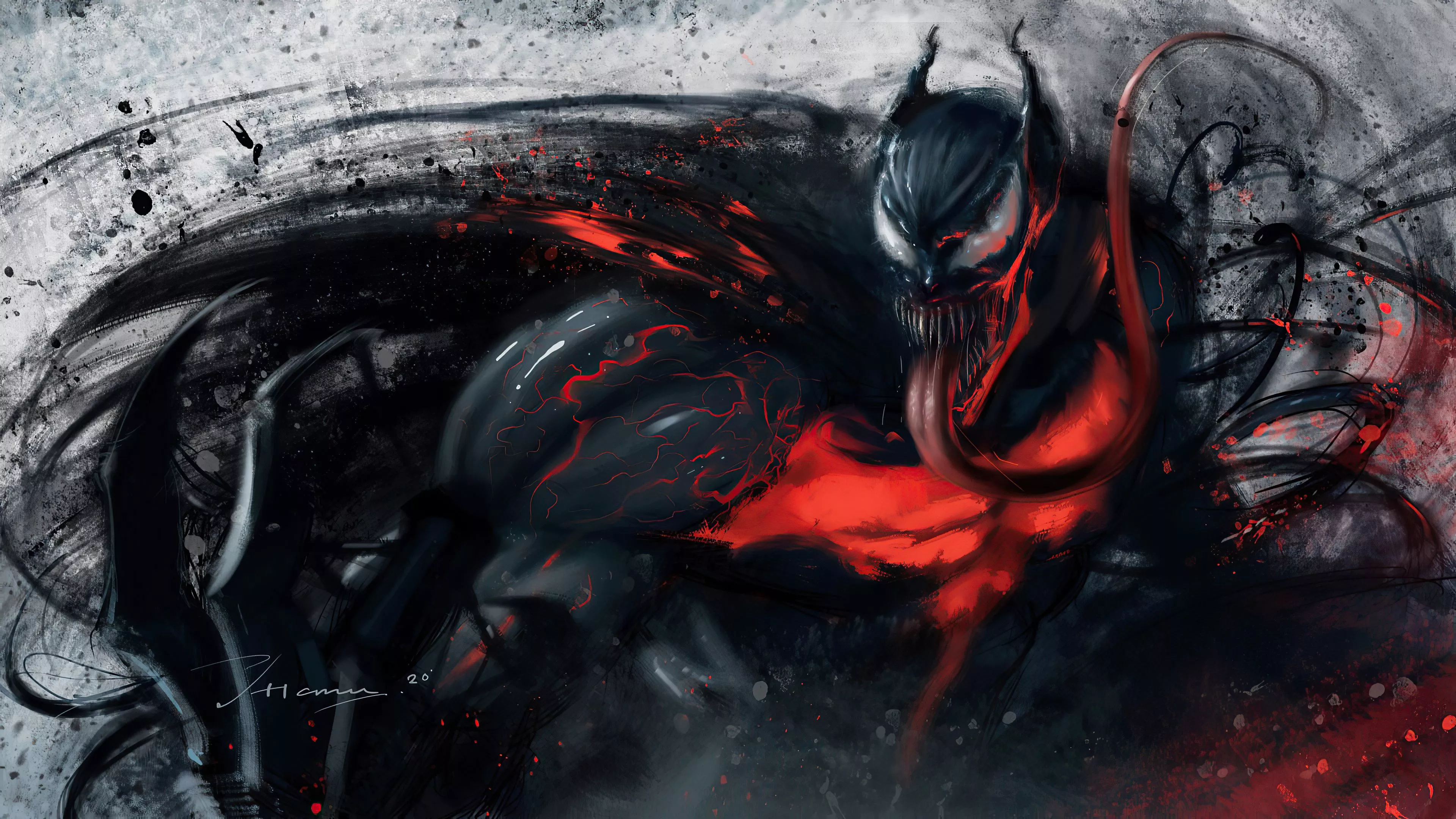 Comic Venom 4k Ultra HD Wallpaper
