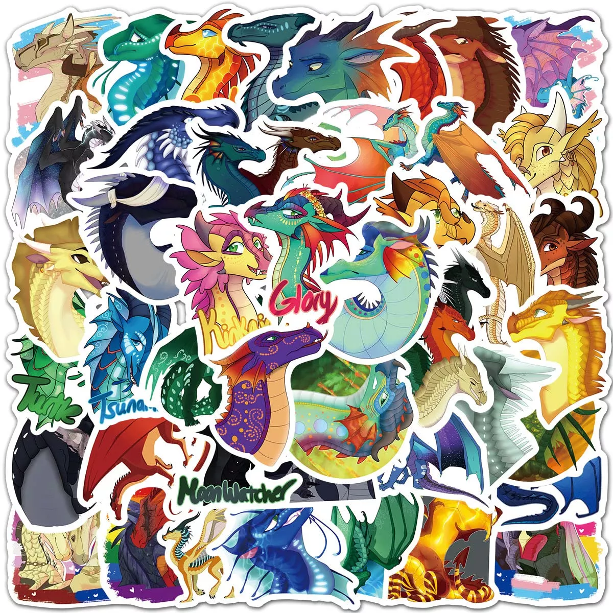 Cute Cartoon Hydroflask Stickers