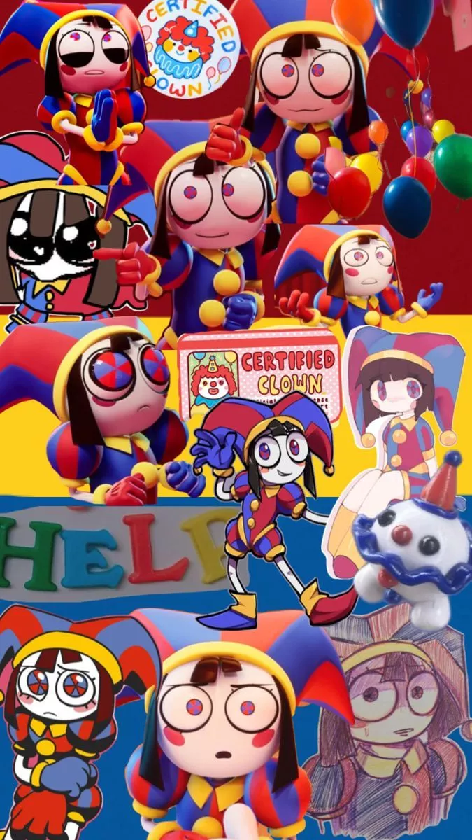 Pomni wallpaper! <3 .). Wallpaper, Digital, Circus