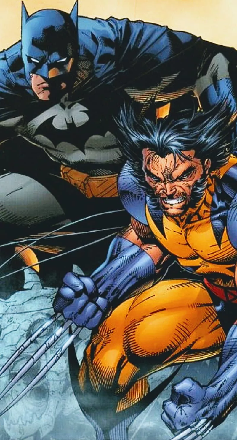 Batman Wolverine Lee, dark knight, dc