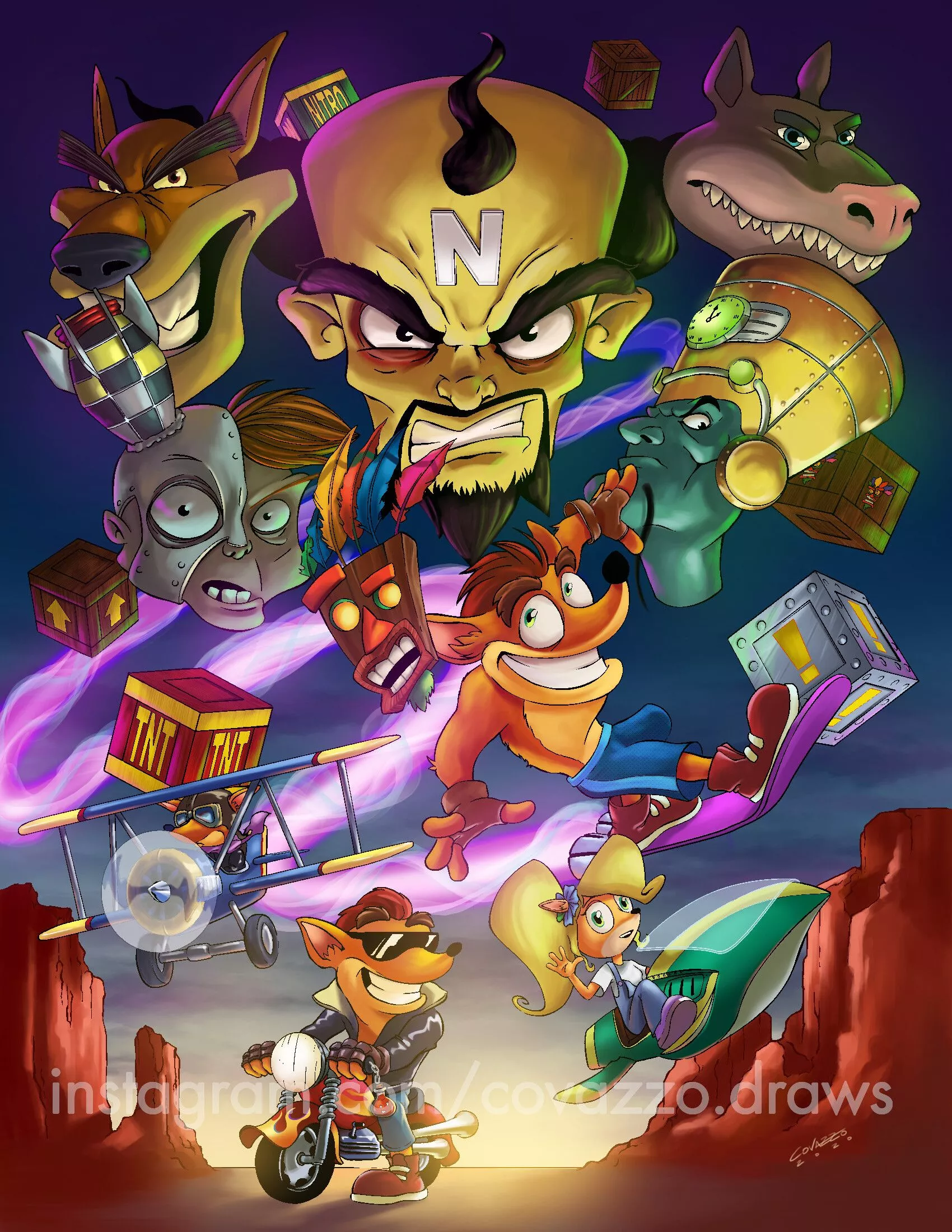 CRASH BANDICOOT 3 FANART