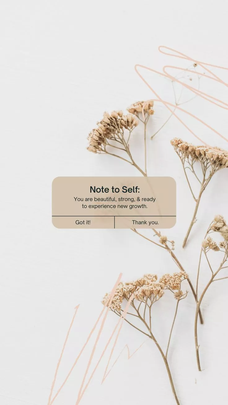 Note to Self Wallpaper for iPhone