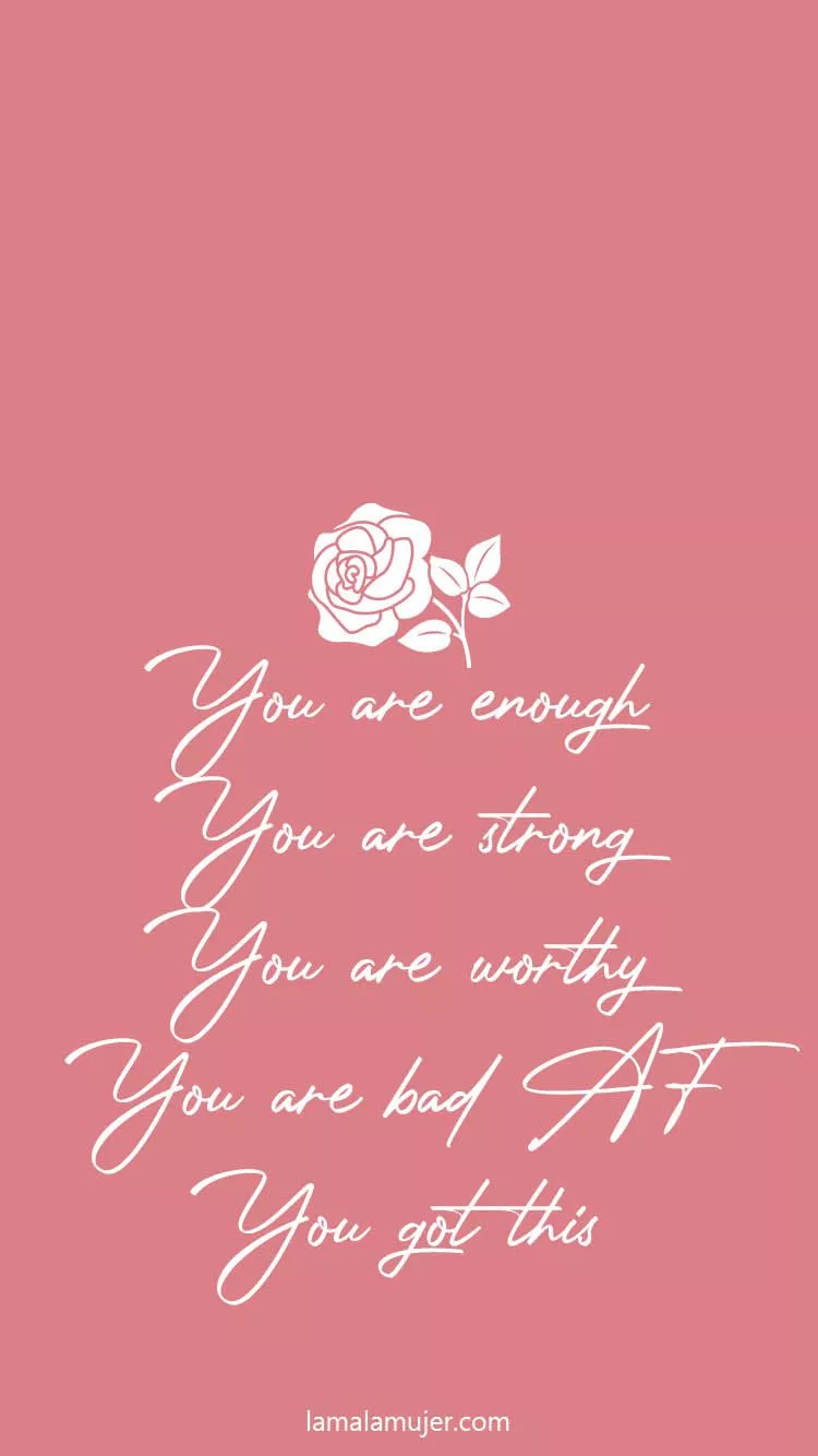 Positive Affirmations Phone Wallpaper
