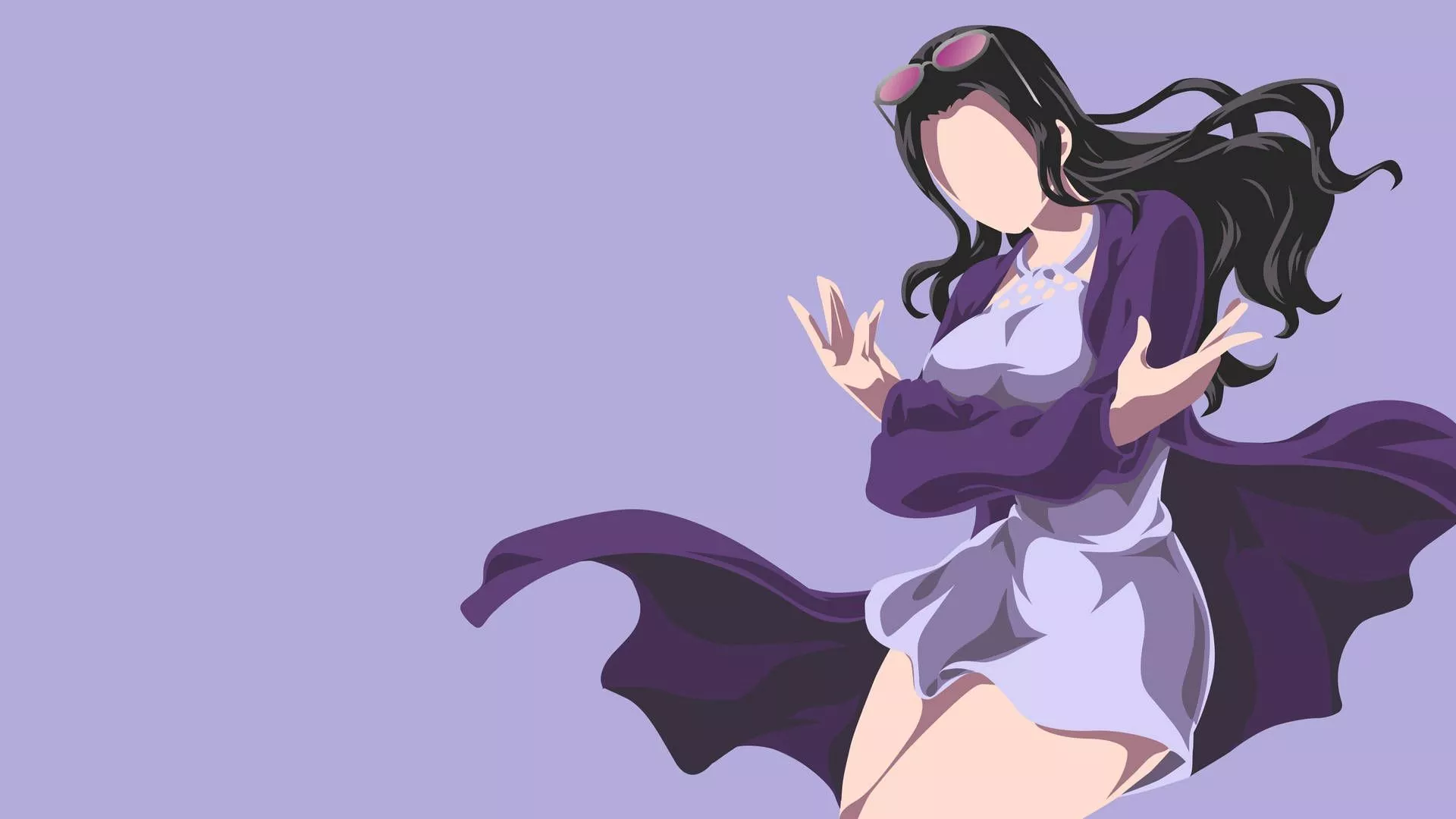 Purple Robin One Piece Wallpaper