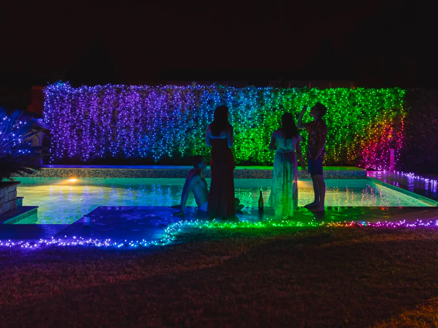 Outdoor party lighting ideas