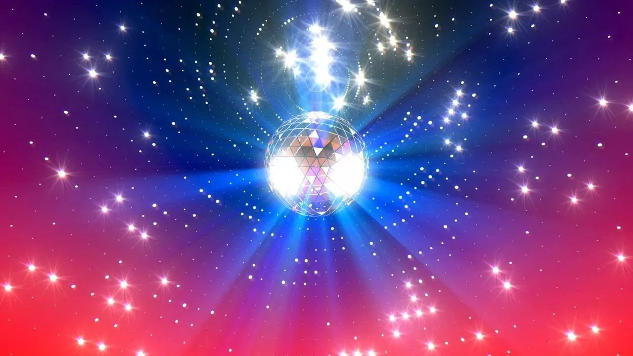 Disco Ball Video Rotating Shiny Party