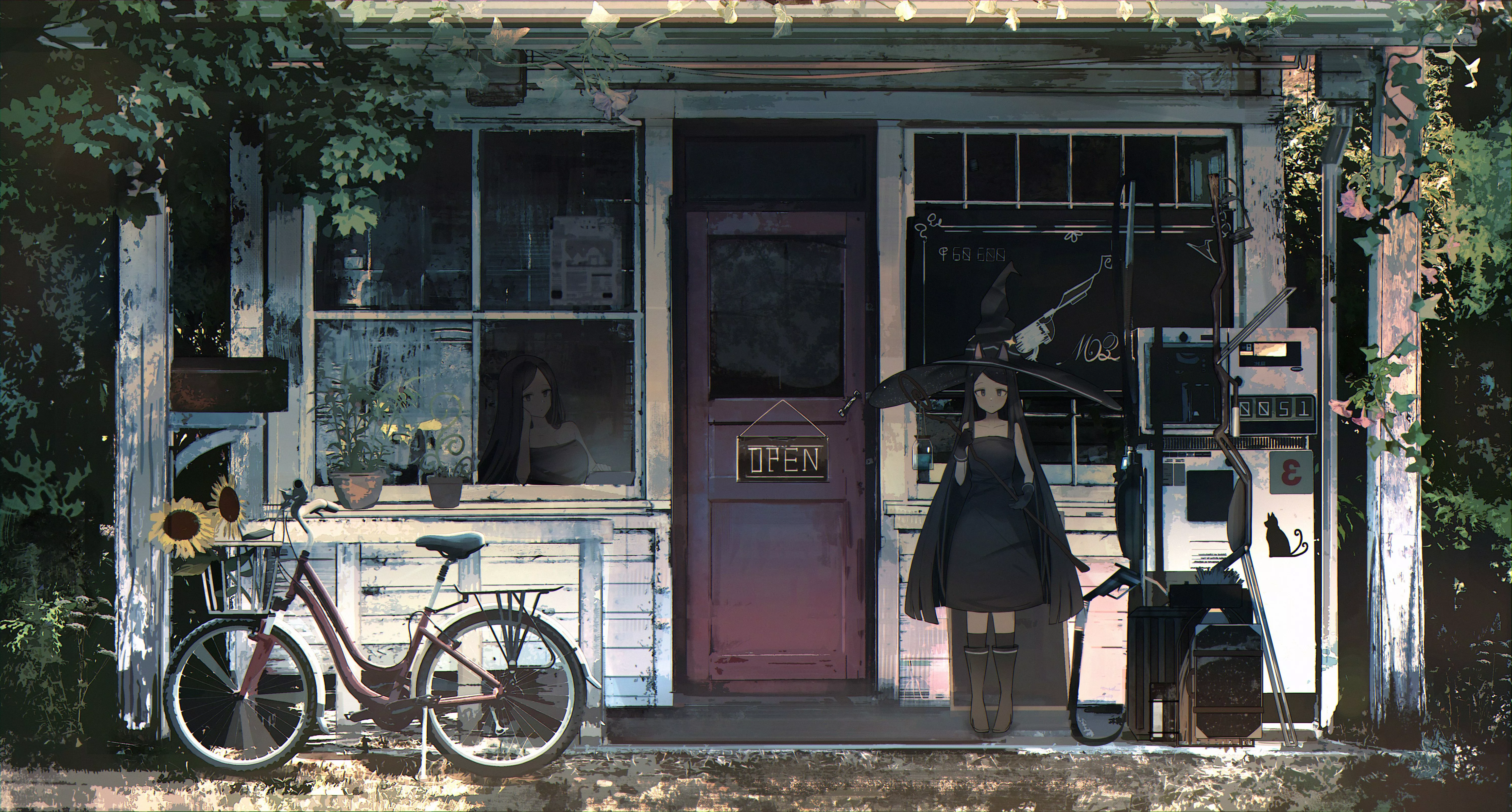 Spooky Anime Bike Shop: A 4K Ultra HD