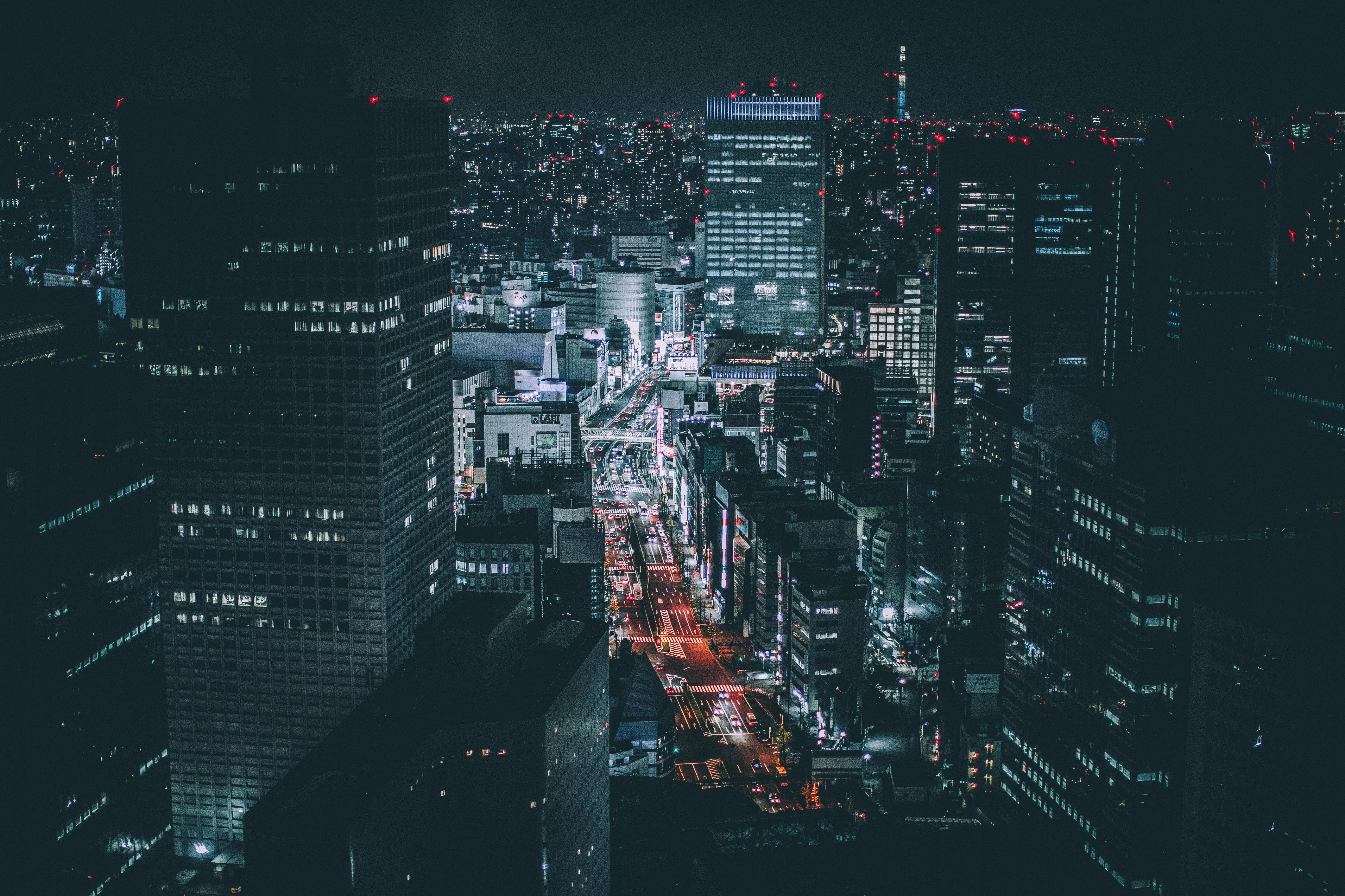 Tokyo Night Wallpaper, HD City 4K