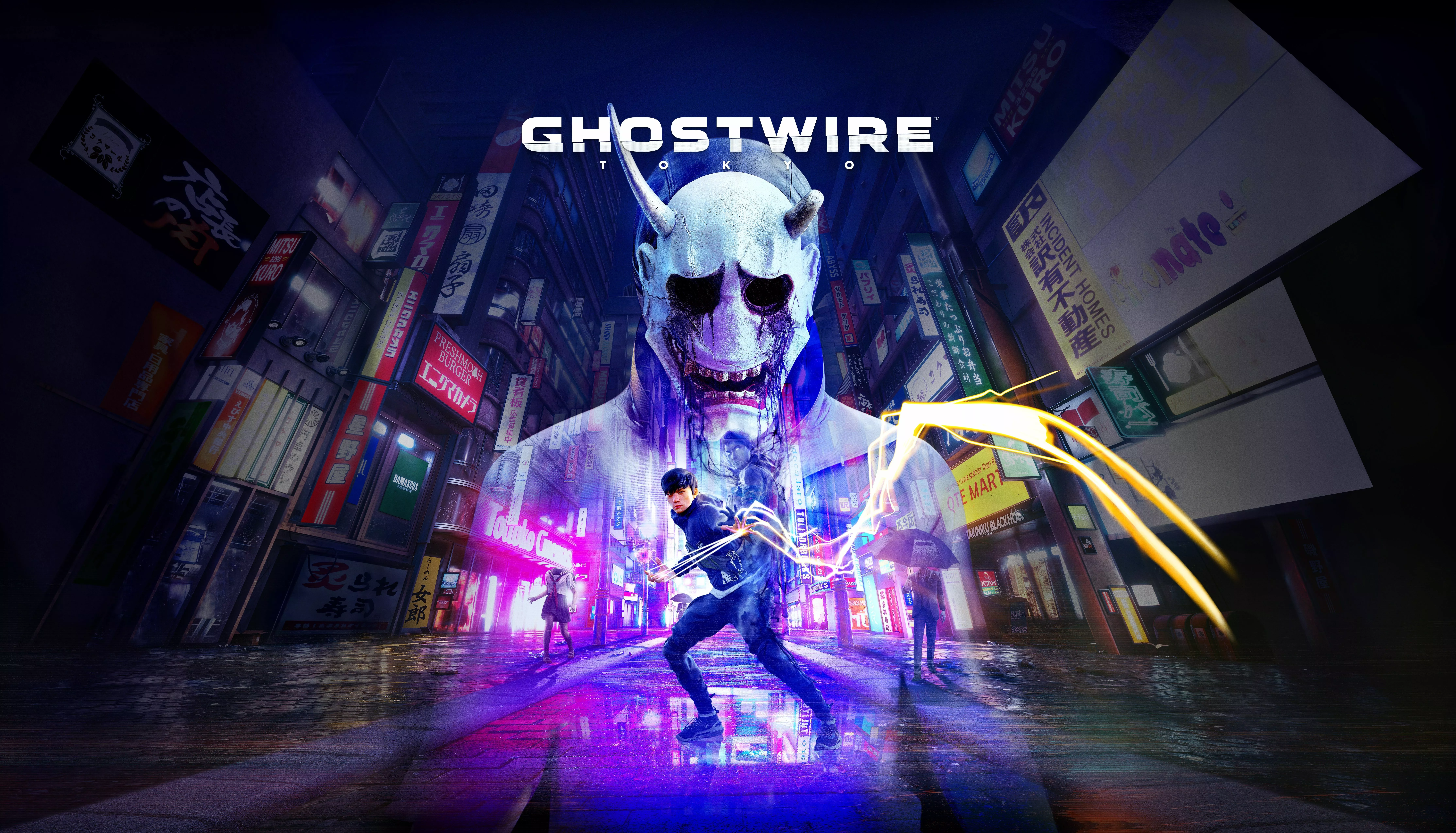 GhostWire Tokyo 8k Gaming Poster