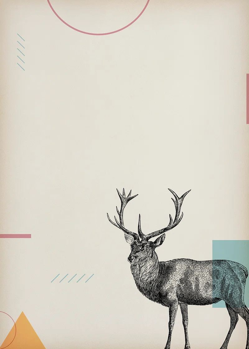 Deer Vintage Image. Free Photo, PNG