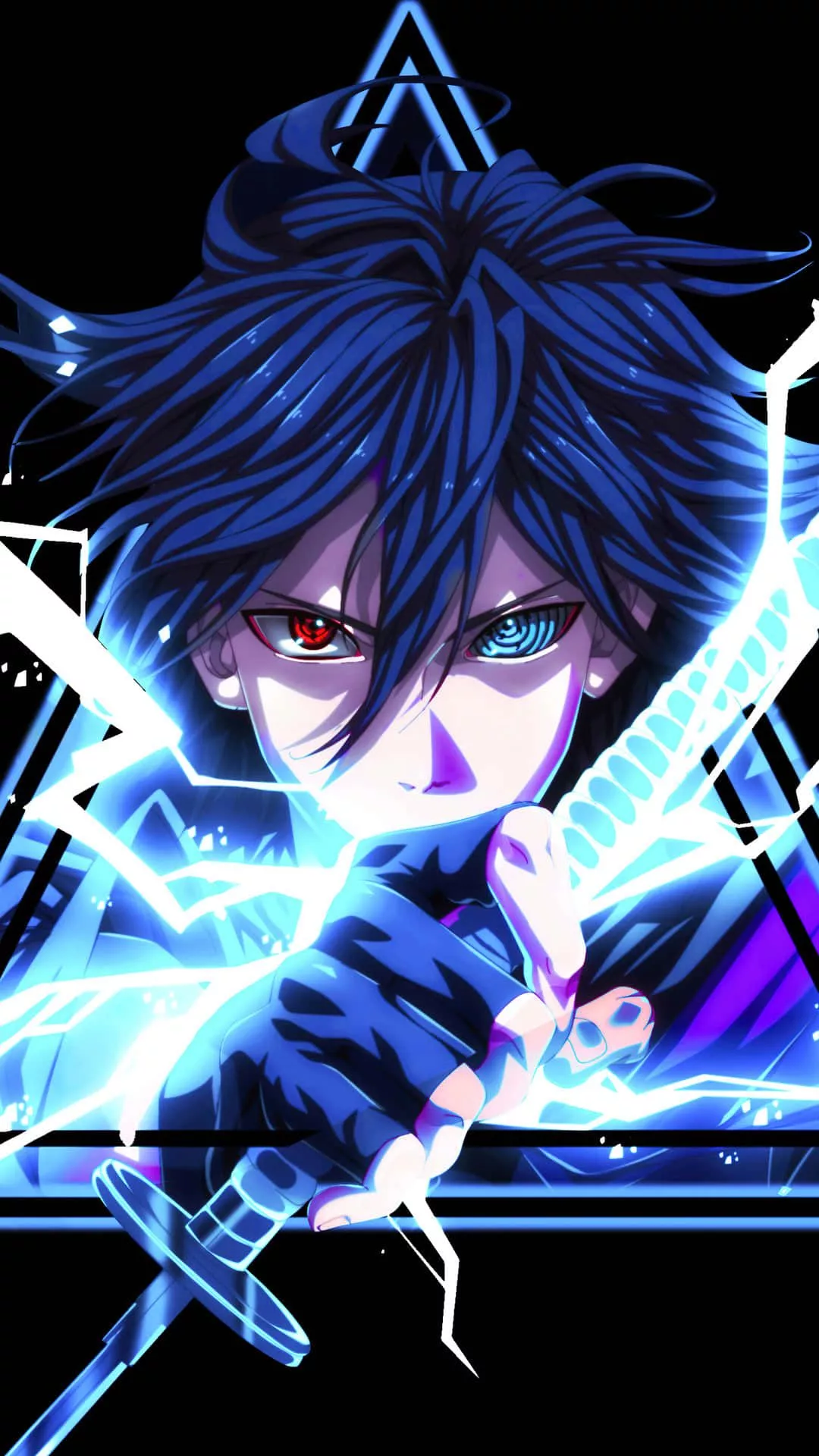 Blue Sasuke Sword Wallpaper
