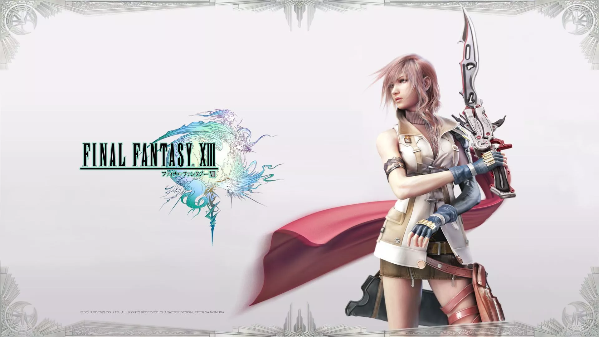 Wallpaper girl, sword, Final Fantasy