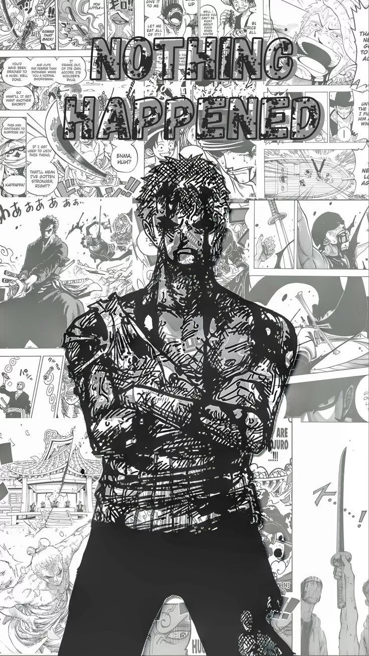 Zoro Nothing Happened Wallpaper HD