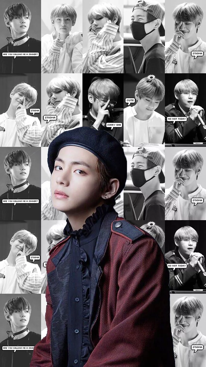 Bts v collage HD wallpaper