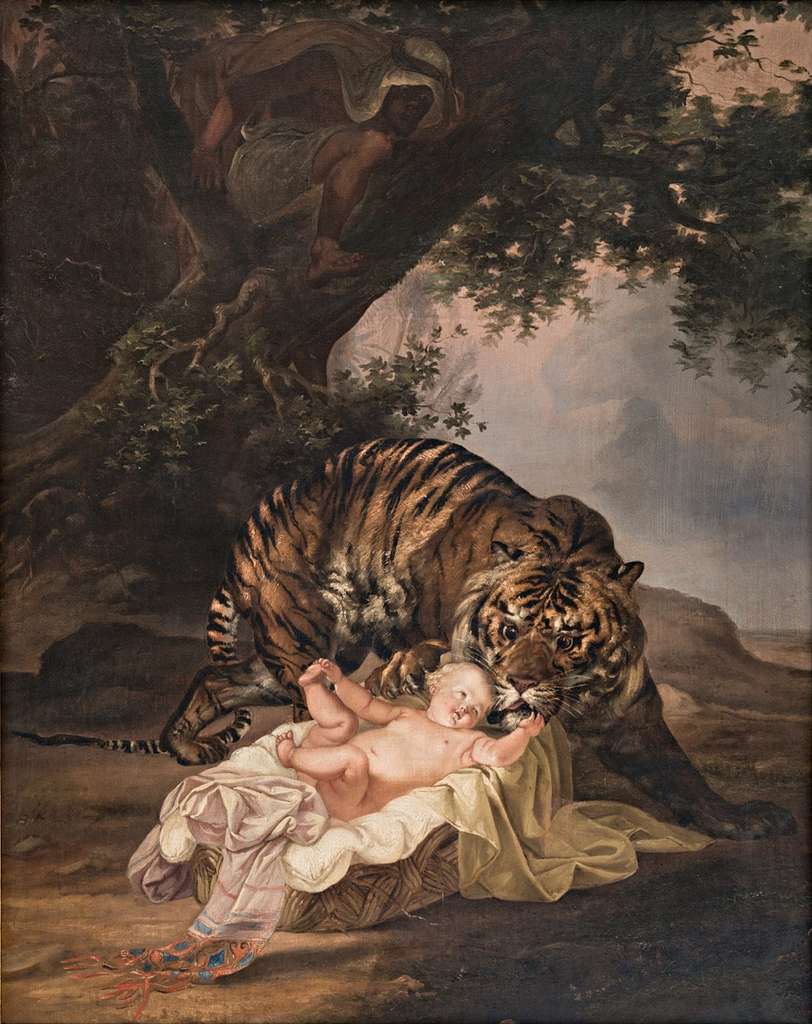 tigers, Paintings by raden saleh Image