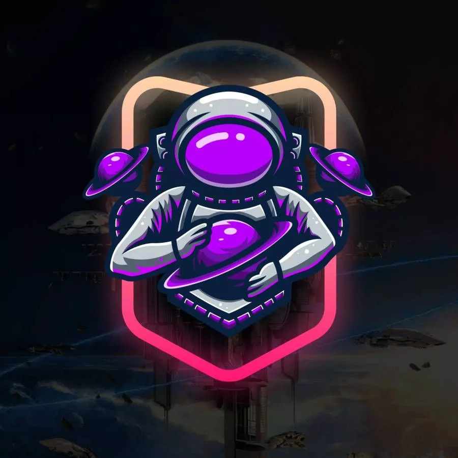 Cool Profile Picture Purple Astronaut