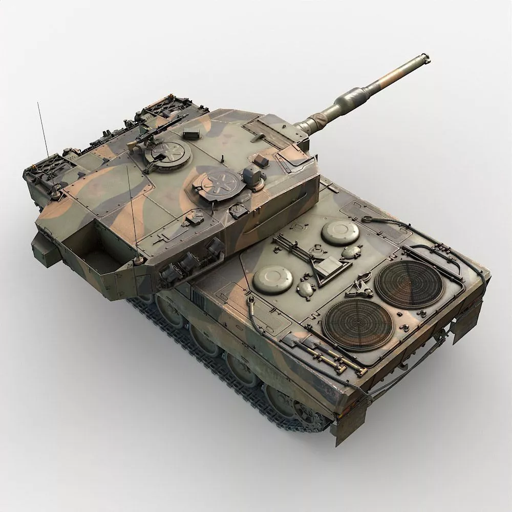 Leopard 2A4 Tank 3D model