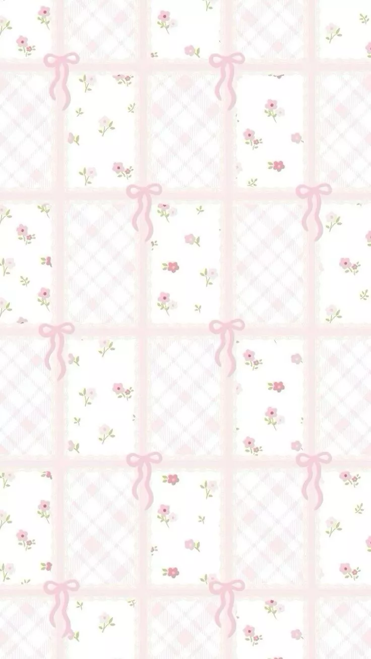 PINK RIBBON COQUETTE WALLPAPER