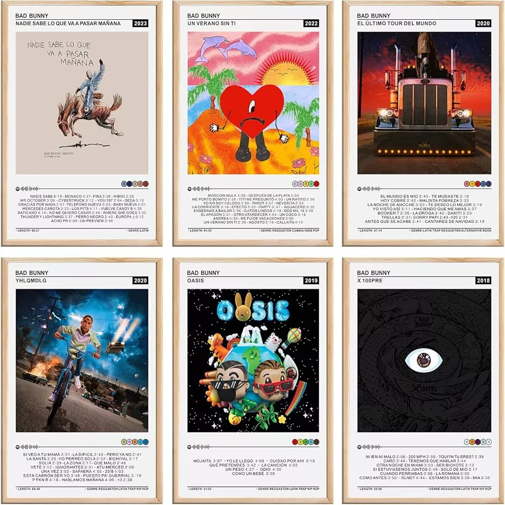 Bad poster Bunny poster Bunny Album